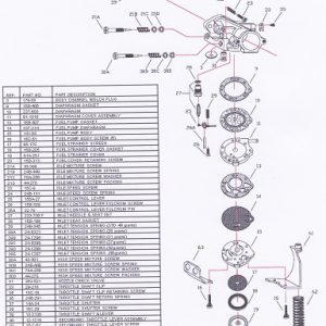 Gazelle Carburetor HL394A+Parts