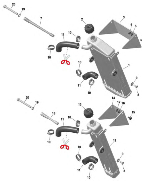 Rotax Radiator