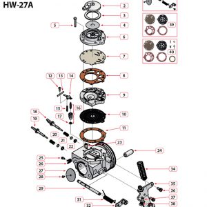 X30 Carburetor HW27A+Parts